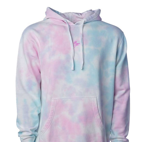 "Get Jammed On" Tie Dye Jam Edition Cotton Candy Hoodie (Full)